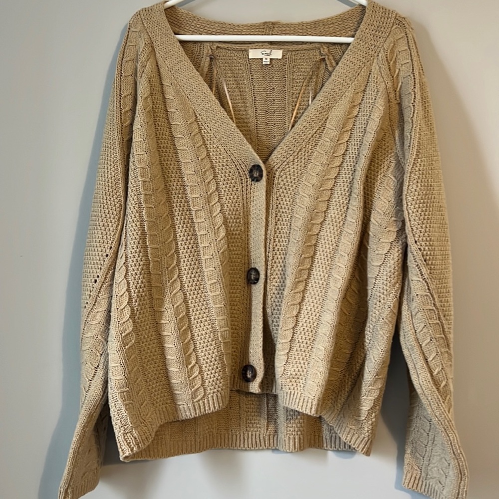 Over sized short cardigan